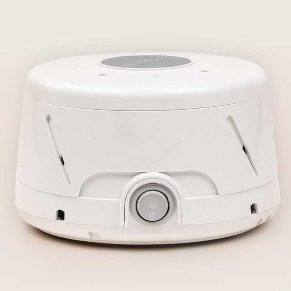 Yogasleep Dohm Classic natural white noise sound machine with dual-speed fan in white