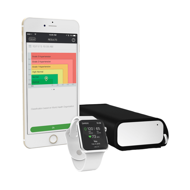 Qardio Arm Wireless Smart Blood Pressure Monitor for iOS and