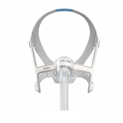 ResMed AirTouch N20 complete nasal CPAP mask system with UltraSoft memory foam cushion, front view