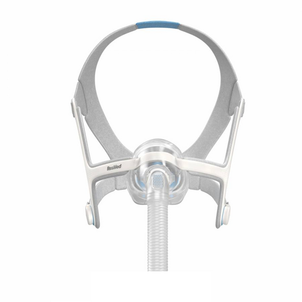 ResMed AirTouch N20 complete nasal CPAP mask system with UltraSoft memory foam cushion, front view