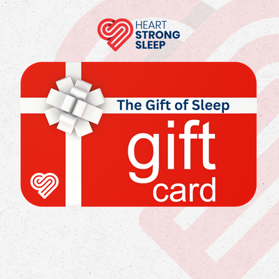 Heartstrong Sleep digital gift card for sleep apnea therapy, CPAP supplies, and wellness products