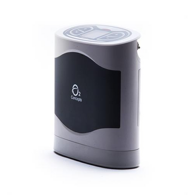 O2 Concepts Oxlife Freedom portable oxygen concentrator with EnergySmart technology, front view