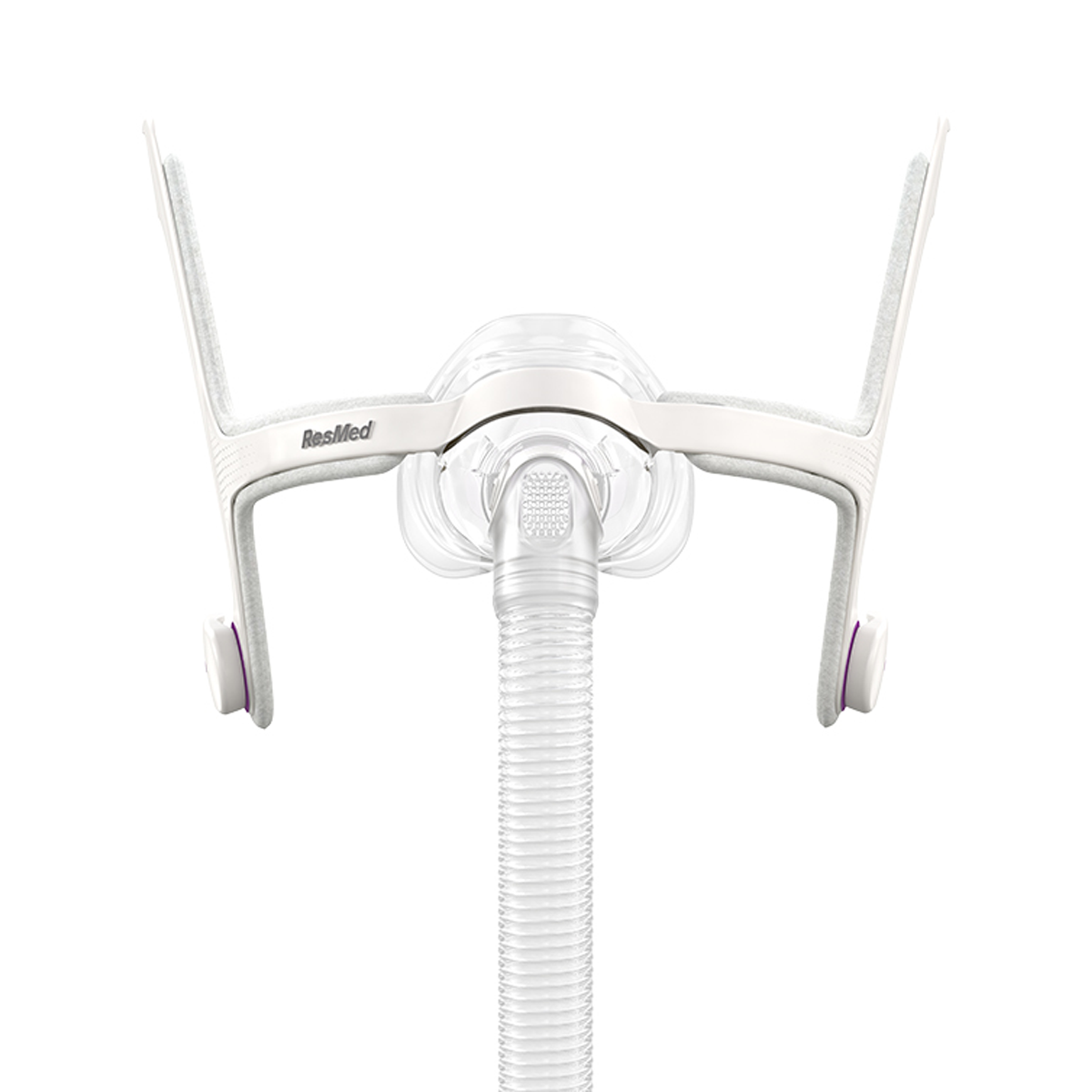 ResMed AirFit N20 and AirTouch N20 For Her replacement mask frame in purple with magnetic clips