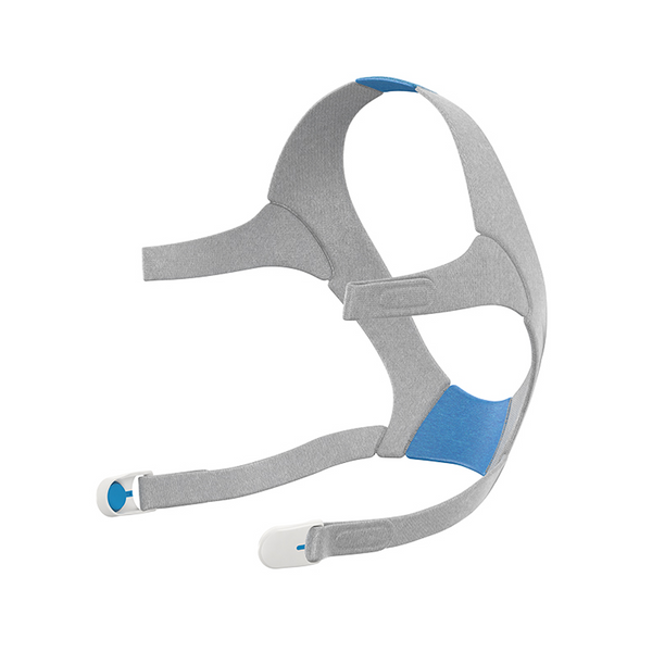 ResMed AirFit N20 and AirTouch N20 replacement nasal mask headgear straps in standard blue