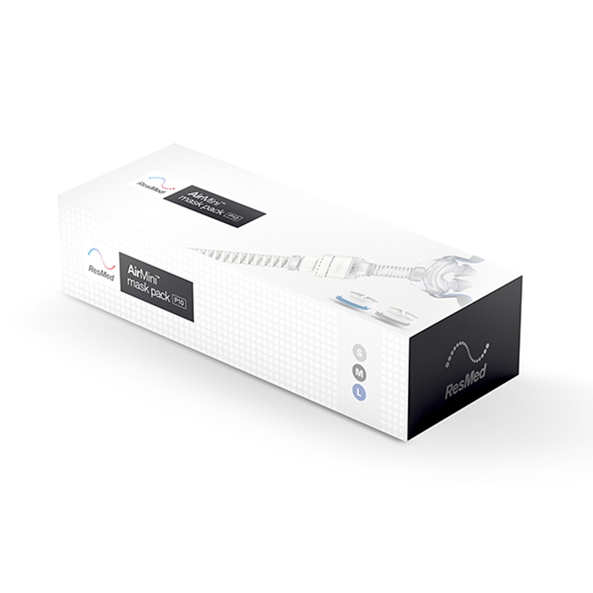 ResMed AirFit P10 complete mask setup pack for AirMini travel CPAP machine