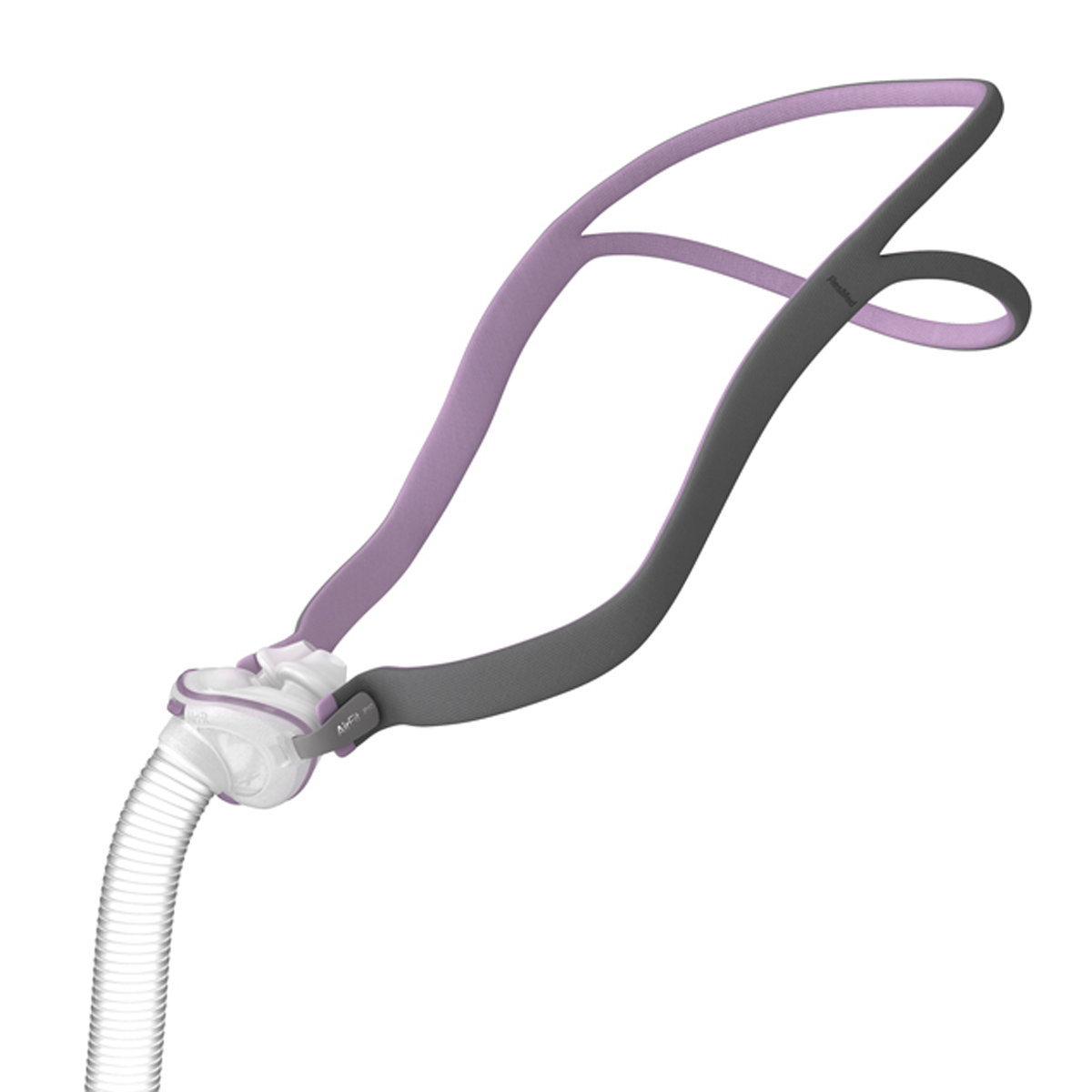 ResMed AirFit P10 For Her complete nasal pillow CPAP mask system with pink accents