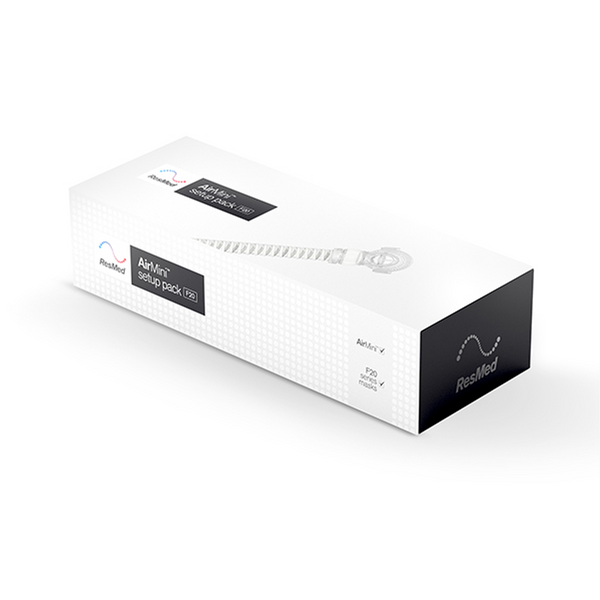ResMed AirMini F20 setup pack connector tube and elbow adapter for full-face masks