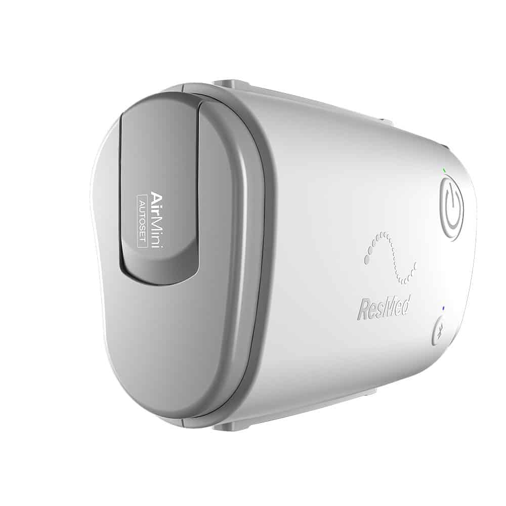 ResMed AirMini AutoSet Travel CPAP Machine - Side View