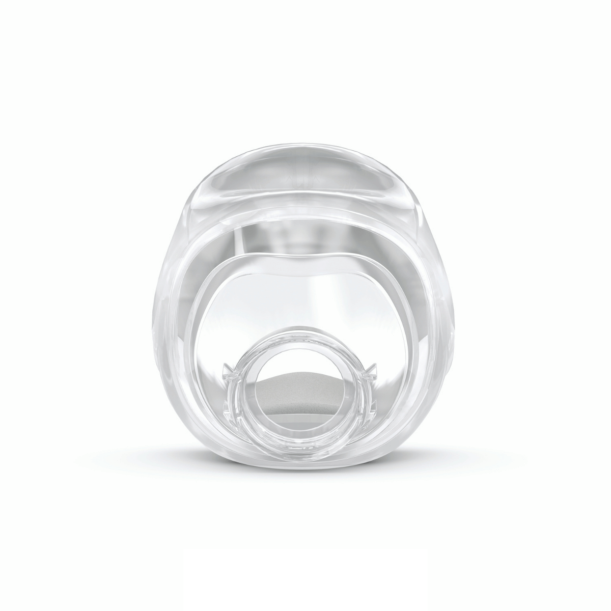 Front direct view of ResMed AirTouch N20 memory foam replacement nasal cushion