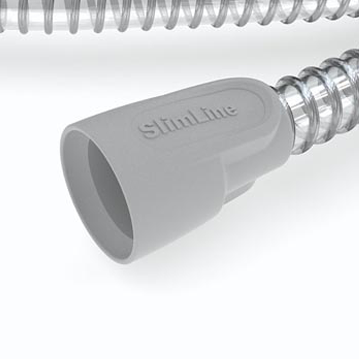 ResMed SlimLine CPAP machine tubing with rubber cuff connection ends
