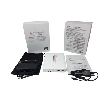 Durable aluminum casing and construction materials of Zopec Explore Mini CPAP power supply